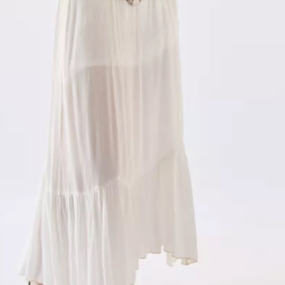 Urban Outfitters Do You Dance Crinkle Maxi Skirt - Picture 1 of 12